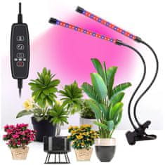 shumee LED svetilka za gojenje rastlin s polnim spektrom rasti cvetov z nastavitvijo sponke