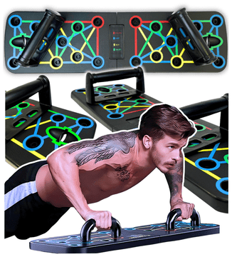 shumee Večnamenska protizdrsna deska za kalistenične sklece z ročaji