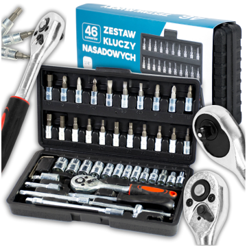 shumee Komplet orodja za delavnico, nasadni ključi, škatla, ključi, dan očetov