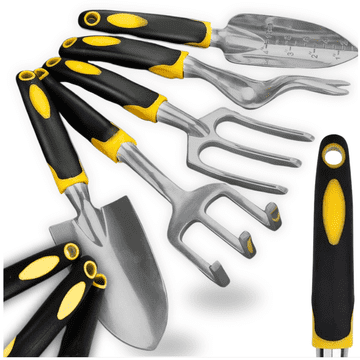 shumee Komplet vrtnega orodja: vrtna lopata, grablje, kremplji, dan očetov, GoGarden