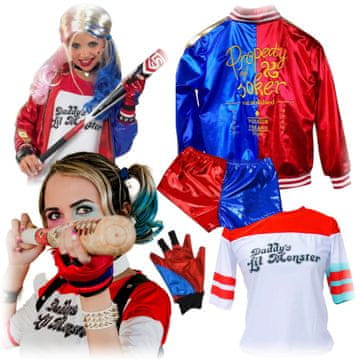 shumee Harley Quinn Cosplay kostum velikost M