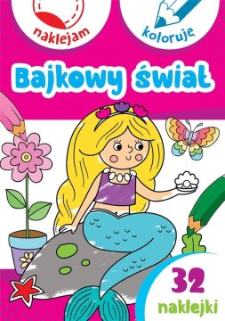 shumee Bajkowy świat. Naklejam i koloruję