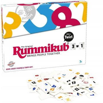 shumee RUMMIKUB 3 v 1 kultna puzzle igra
