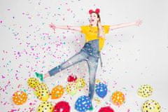 shumee PartyDeco cev s konfeti, barviti trakovi, 20 cm