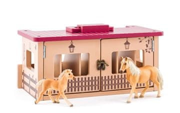 shumee Leseni hlev Faunica za 6 palomino boksi