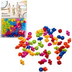 shumee Dekorativne kroglice za kolesa 72 kosov