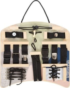 shumee Izobraževalna tabla z zaponkami in zaponkami SMALL FOOT DESIGN