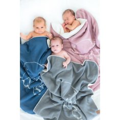 shumee Effiki topla odeja modra 90x120