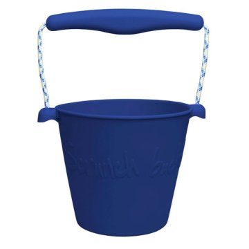 shumee Silikonsko vedro Scrunch-bucket Roll-Up - temno modro