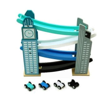 shumee Avtomobilski tobogan v obliki nebotičnika - Adam Toys