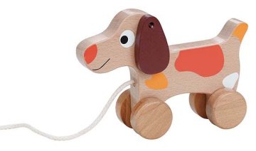 shumee LELIN Leseni pes za vlečenje vrvice