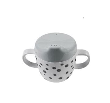 shumee Skodelica Done By Deer Dots z ustnikom, siva