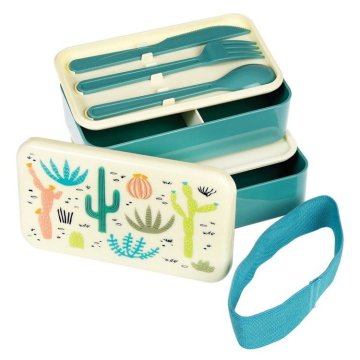 shumee Škatla za malico Bento, Kaktusi, Rex London