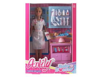 shumee Čudovita punčka Anlily, pediatrinja z dojenčkom