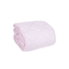 shumee Effiki prešita zaščita za posteljo za celo posteljo 60x120 roza