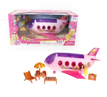 shumee Oblačilne punčke z dodatki - Letalo