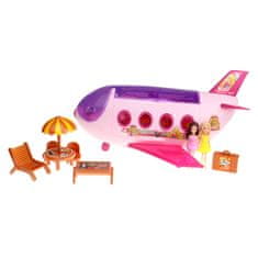 shumee Oblačilne punčke z dodatki - Letalo