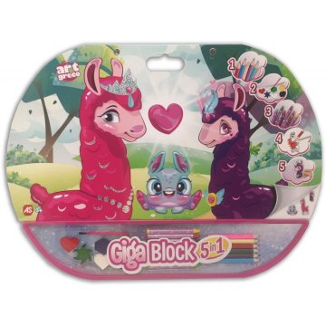 shumee AS GIGA BLOCK SET 5V1 LAMA BARVANKA