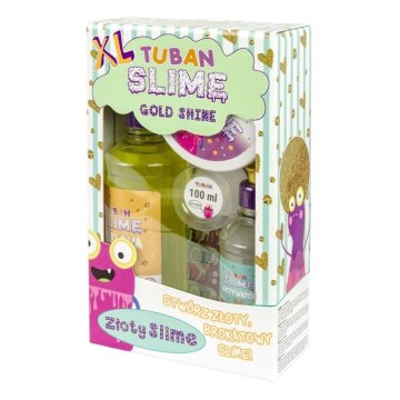 shumee Tuban - XL SUPER SLIME komplet - ZLATI SIJAJ