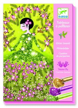 shumee Djeco umetniški set z bleščečimi OBLEKAMI