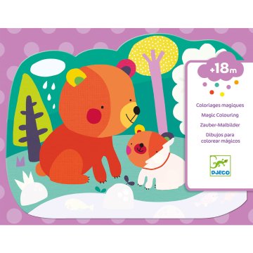 shumee Pobarvanke Djeco Water - Skrite v gozdu