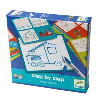 shumee Djeco Eduludo Učenje risanja korak za korakom Svet fantov