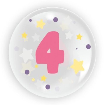 shumee Tuban - 45 cm balon za deklico - številka 4