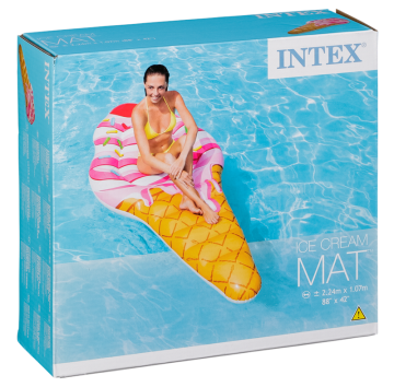 shumee Napihljiva vzmetnica za na plažo Intex SLADOLED