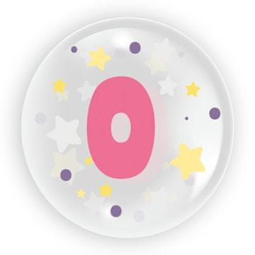 shumee Tuban - 45 cm balon za deklico - številka 0