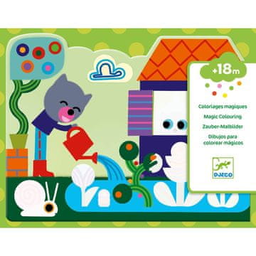 shumee Pobarvanke Djeco Water - Skrite v vrtu