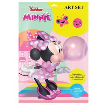 shumee Diakakis pobarvanka z nalepkami + flomastri Minnie Mouse