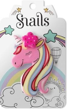 shumee Sponka za lase s samorogom v obliki polžev