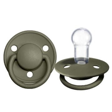 shumee Silikonska duda BIBS DE LUX GREEN HUNTER ENA VELIKOST