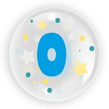 shumee Tuban - 45 cm balon za fantka - številka 0