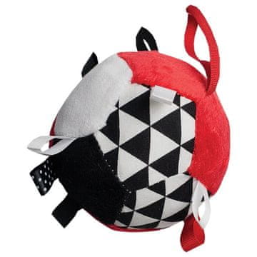 shumee Plišasta žoga Mom's Care - kontrastni obesek rdeče barve