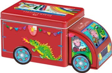 shumee Faber-Castell označevalci konektorjev v kovinskem avtomobilčku 33 barv