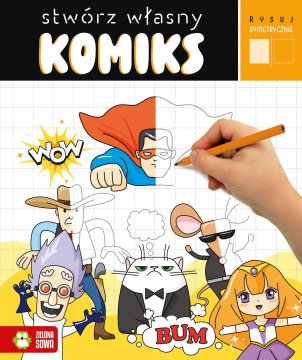 shumee Rišite simetrično Ustvarite svoj strip Zelena sova