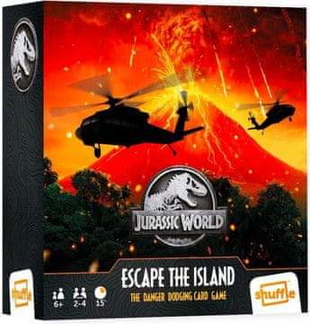 shumee Igra pobega z otoka Jurski svet Cartamundi Shuffle