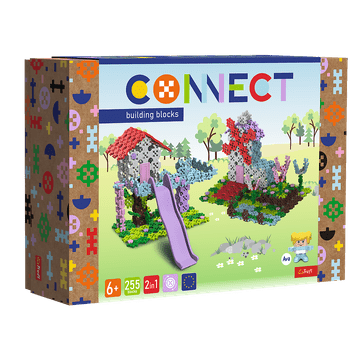 shumee BLOCKI CONNECT 2-v-1 gradbeni komplet - figurica hišice na drevesu/mlina na veter Ave