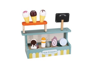 shumee Kavarna sladoledarna Leseni set za sladoled