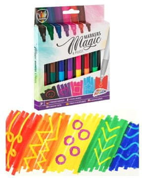 shumee Grafix Moxy MARKERS MAGIC Set - čarobni flomastri, ki spreminjajo barvo