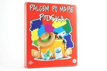 shumee Prst na zemljevidu POLJSKA Izobraževalna igra ABINO