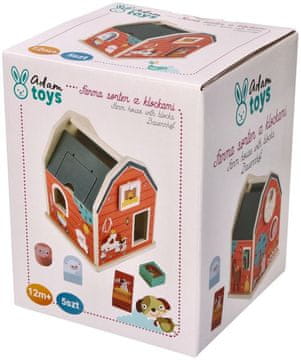 shumee Adam Toys Lesena sortirnica kock Farm