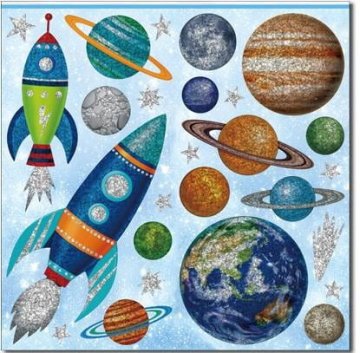 shumee Stenske nalepke za dekoracijo Cosmos Collection