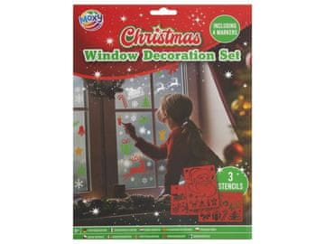 shumee Grafix božični komplet za okrasitev oken