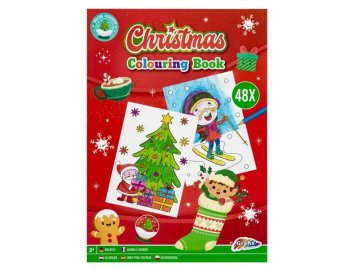 shumee Grafix božična pobarvanka 48 listov