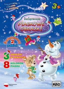 shumee Niko božične peščene slike - Snežak