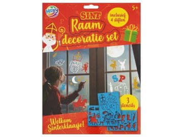 shumee Šablone za okrasitev oken z Božičkom Grafix