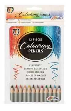 shumee Barvni svinčniki v pločevinasti škatli, 12 kosov - Grafix