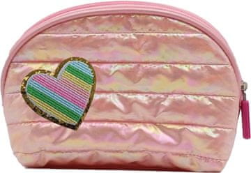 shumee Napihnjena kozmetična torbica roza 8752